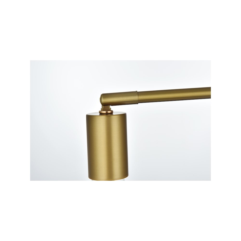 Zane 21.5 Inch Flush Mount in Satin Gold. Picture 5