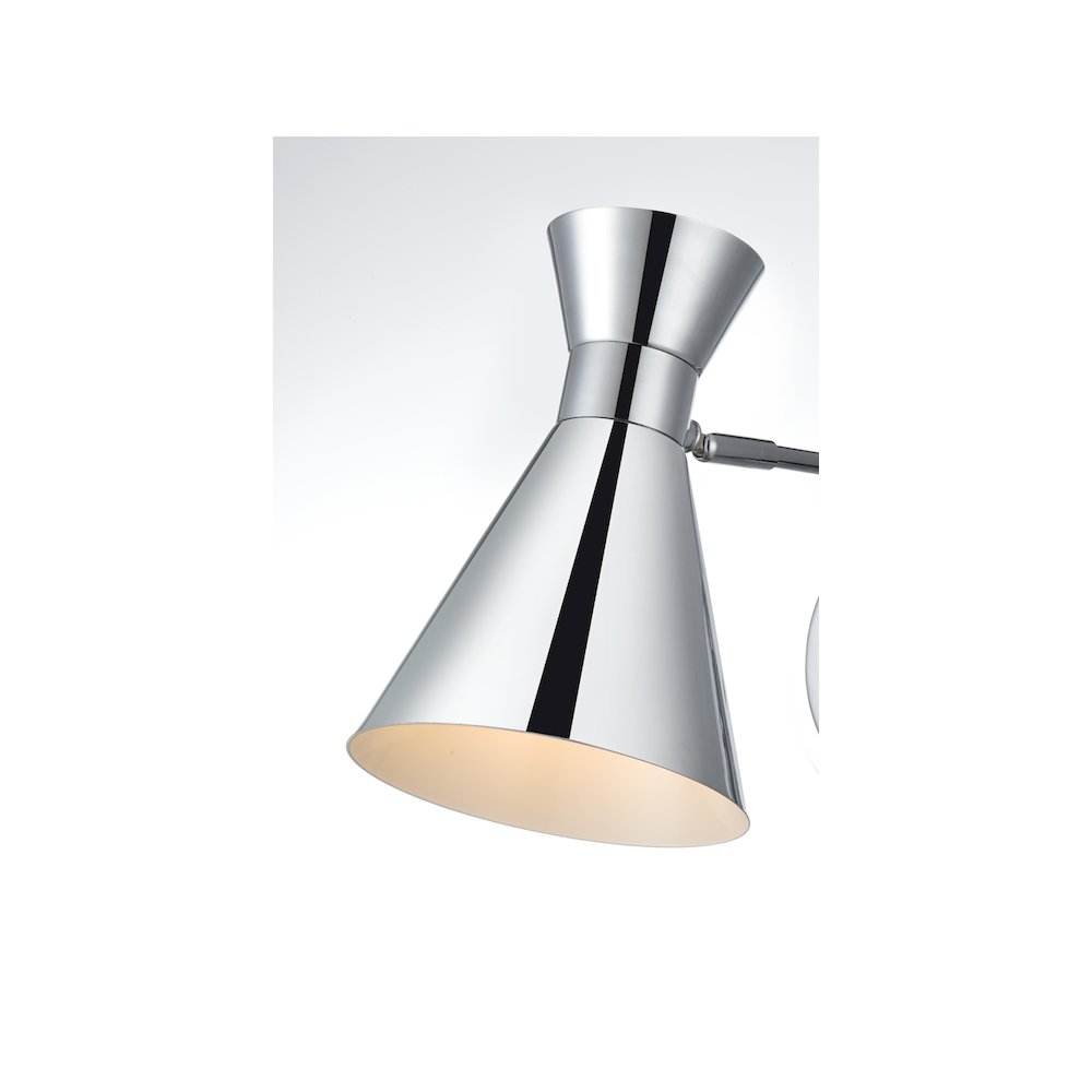 Halycon 6 Inch Wall Sconce in Chrome. Picture 4