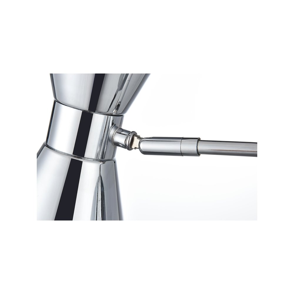 Halycon 6 Inch Wall Sconce in Chrome. Picture 6