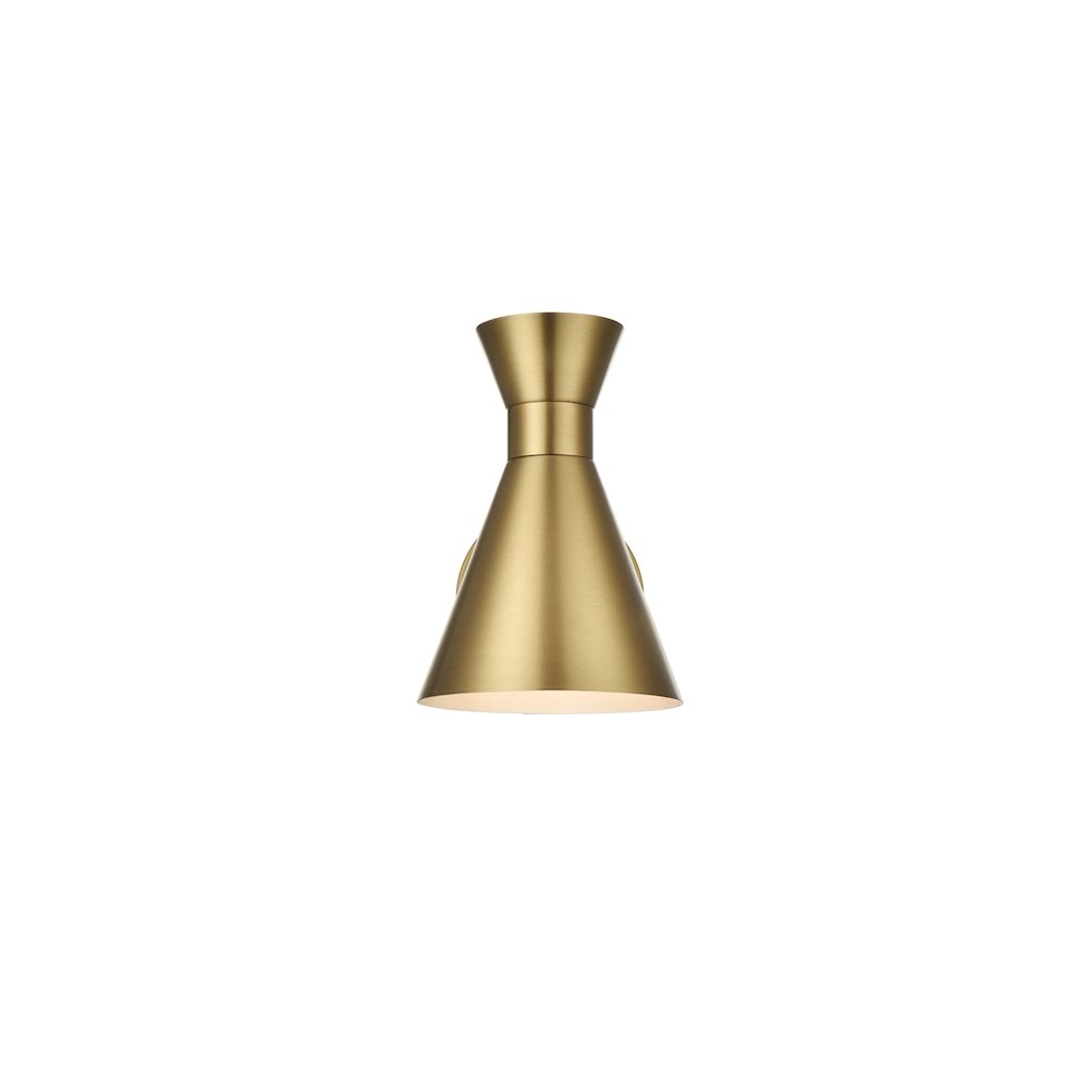 Halycon 6 Inch Wall Sconce in Satin Gold. Picture 1
