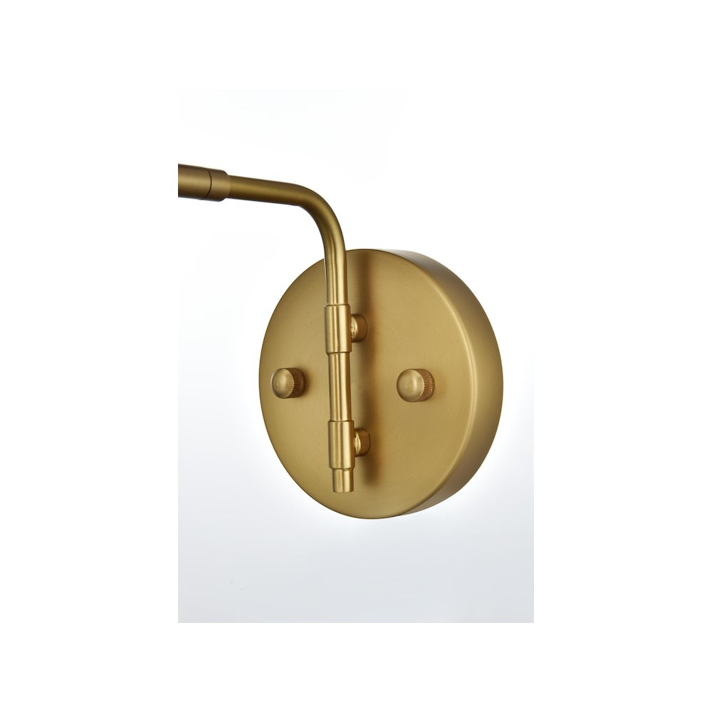 Halycon 6 Inch Wall Sconce in Satin Gold. Picture 5