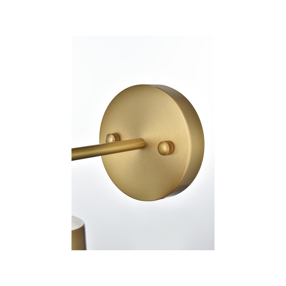 Halycon 5 Inch Wall Sconce in Satin Gold. Picture 5