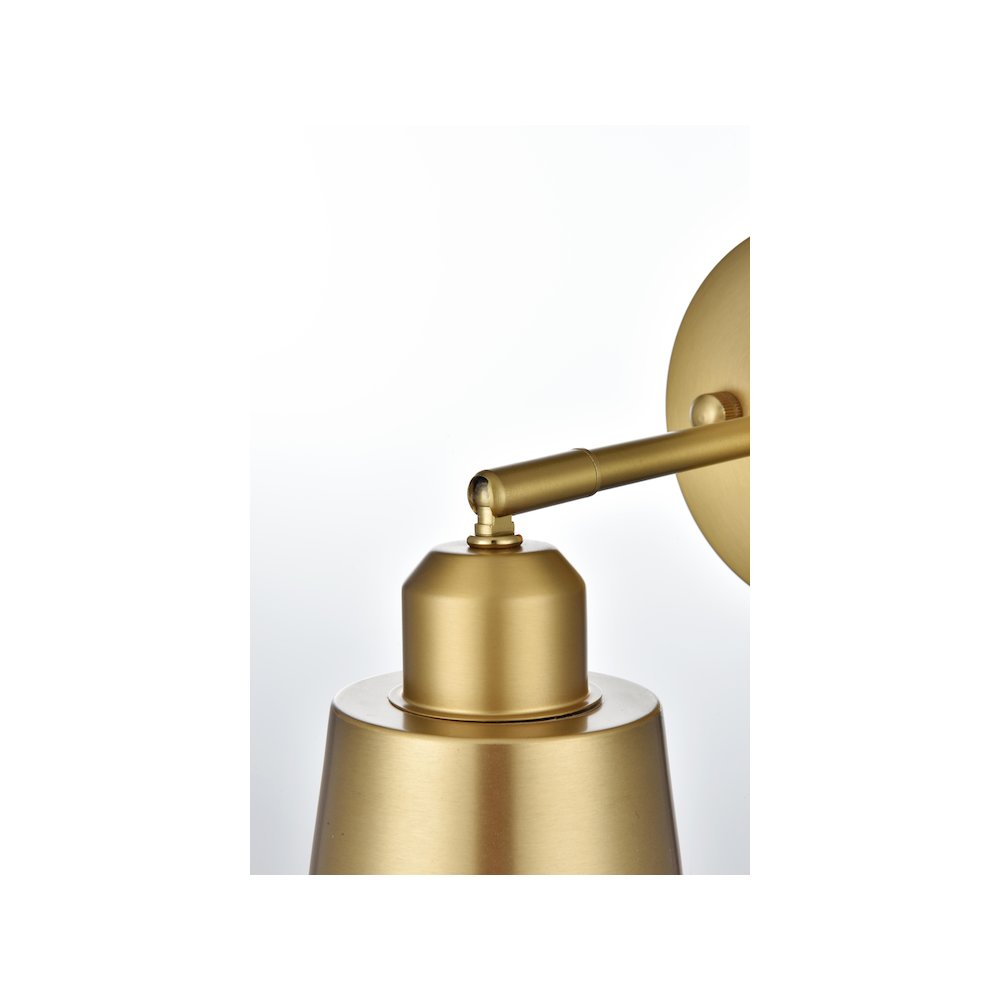 Halycon 5 Inch Wall Sconce in Satin Gold. Picture 6