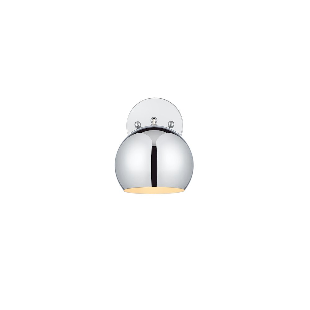 Othello 6 Inch Wall Sconce in Chrome. Picture 1