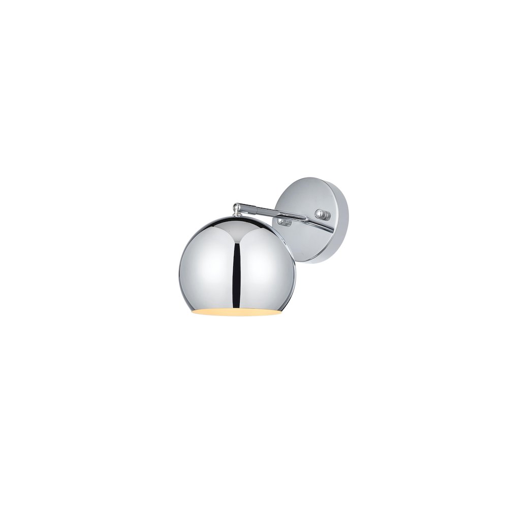 Othello 6 Inch Wall Sconce in Chrome. Picture 3
