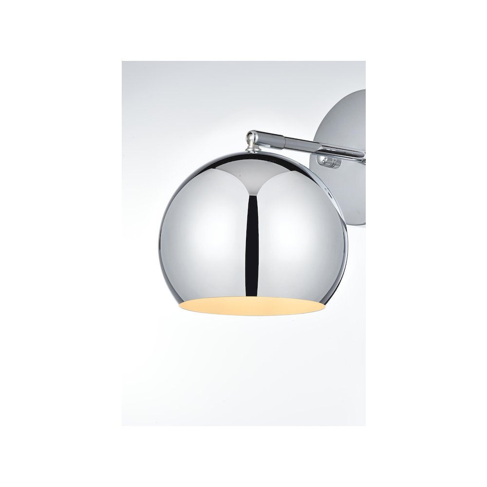Othello 6 Inch Wall Sconce in Chrome. Picture 4