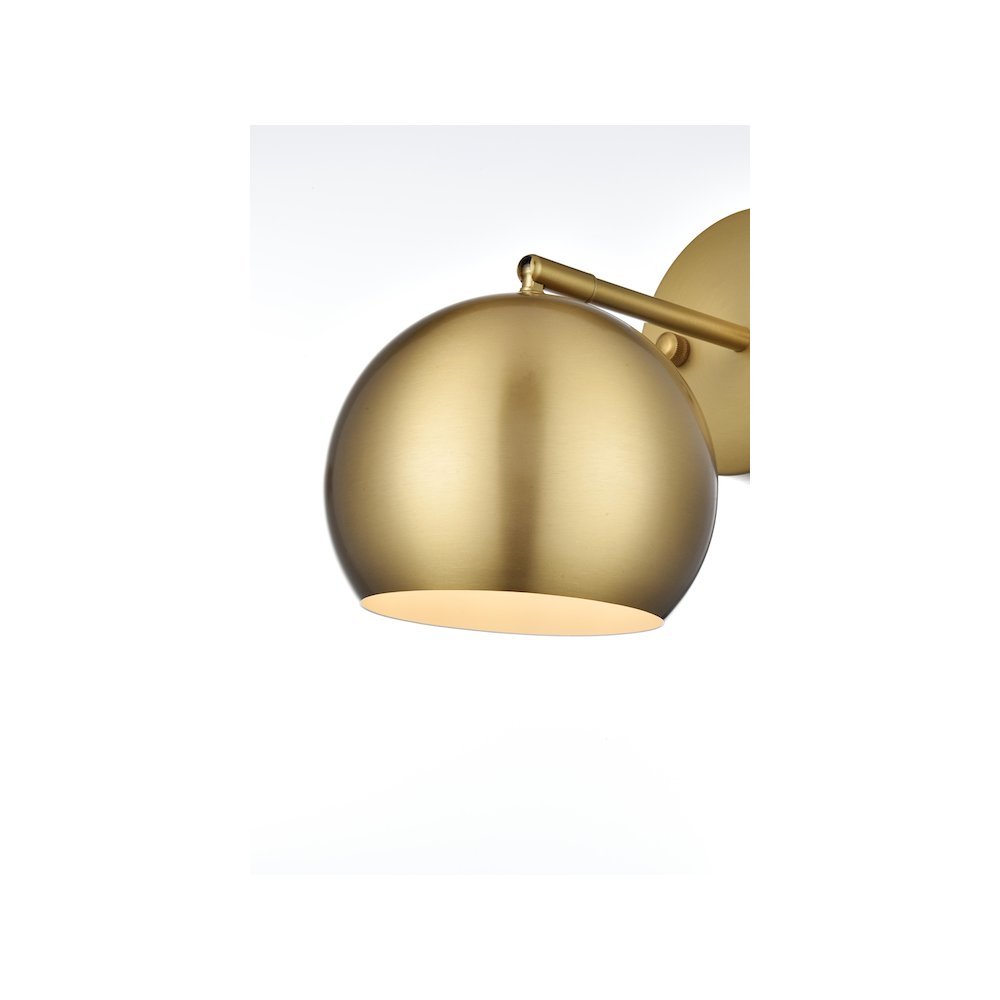 Othello 6 Inch Wall Sconce in Satin Gold. Picture 4