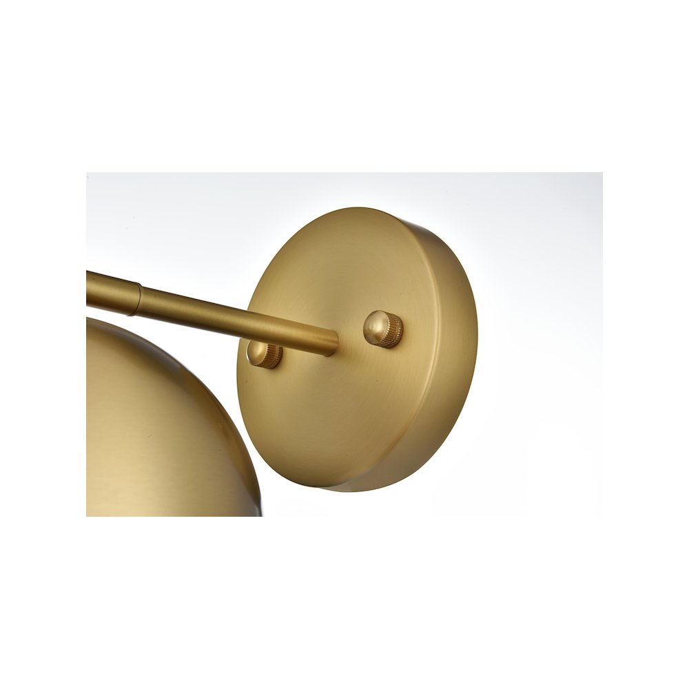 Othello 6 Inch Wall Sconce in Satin Gold. Picture 5
