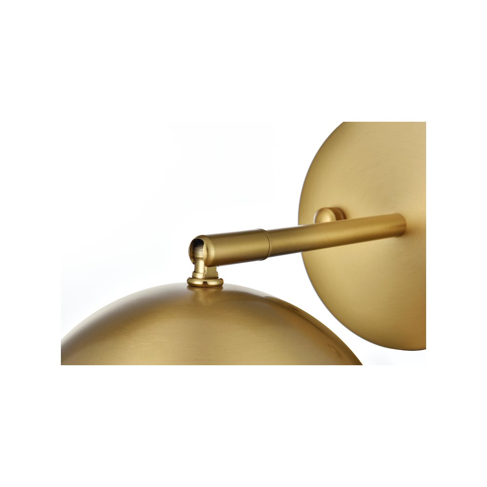 Othello 6 Inch Wall Sconce in Satin Gold. Picture 6