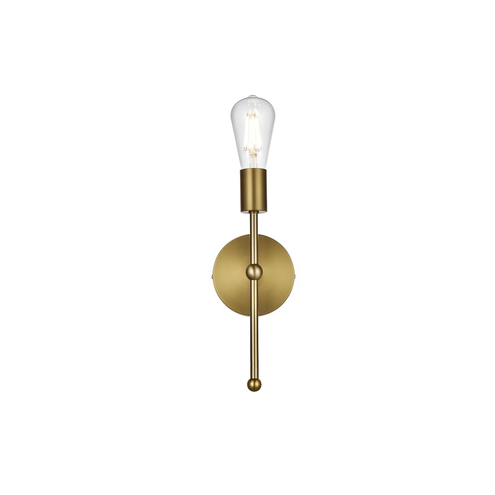 Keely 4.5 Inch Wall Sconce in Satin Gold. Picture 1