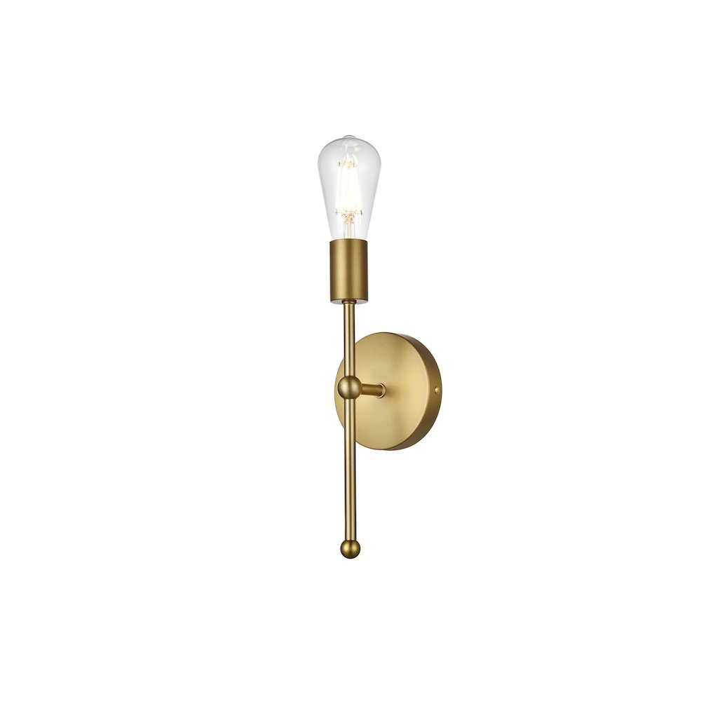 Keely 4.5 Inch Wall Sconce in Satin Gold. Picture 3