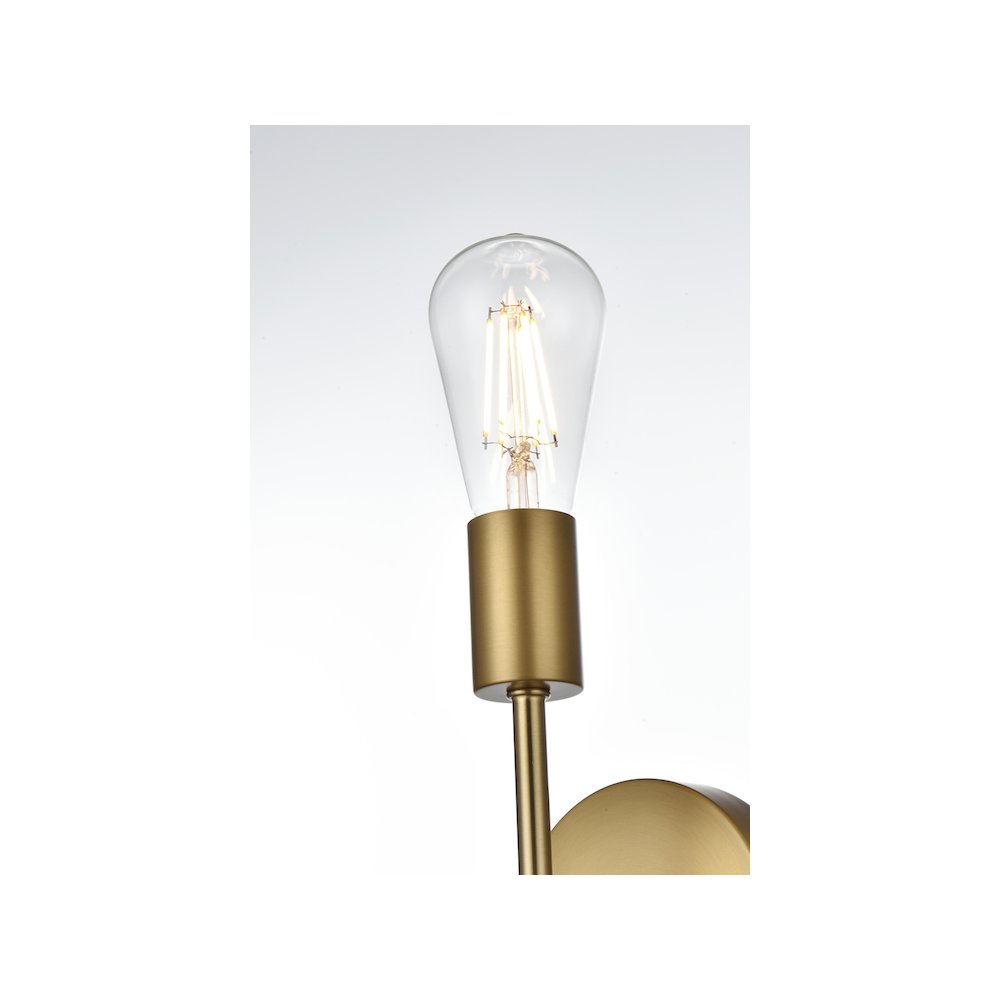 Keely 4.5 Inch Wall Sconce in Satin Gold. Picture 4