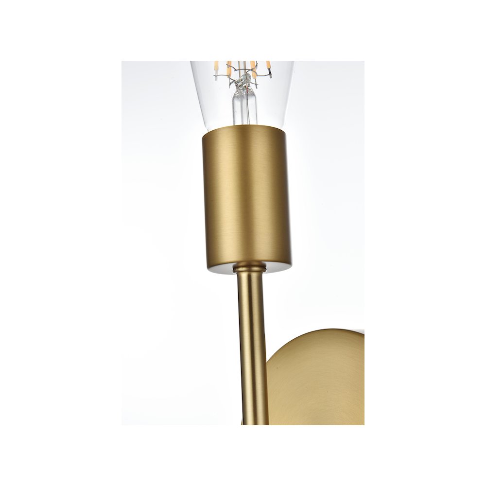 Keely 4.5 Inch Wall Sconce in Satin Gold. Picture 5