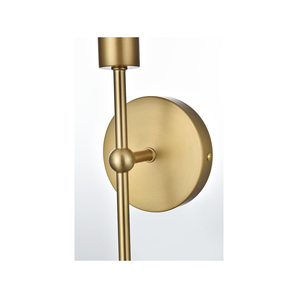 Keely 4.5 Inch Wall Sconce in Satin Gold. Picture 6