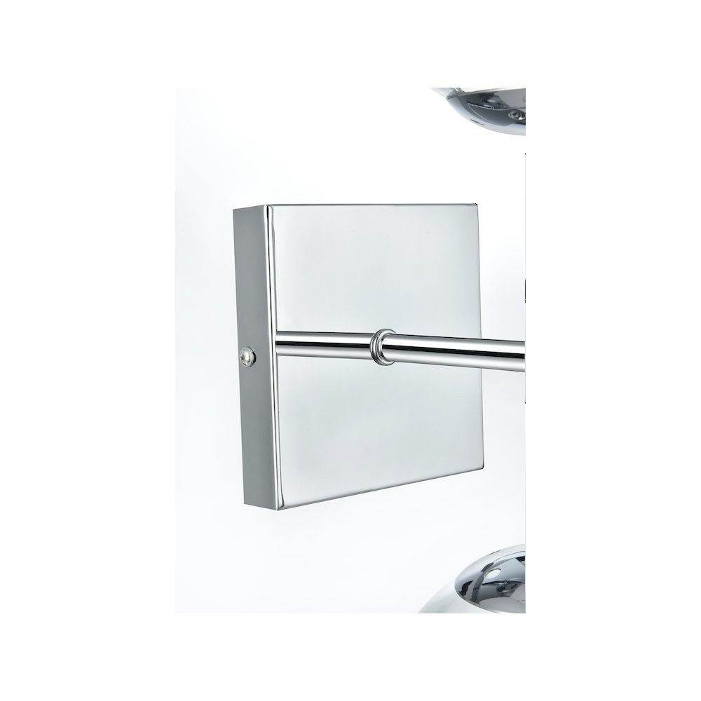 Neri 6 Inch Wall Sconce Clear Shade in Chrome. Picture 5