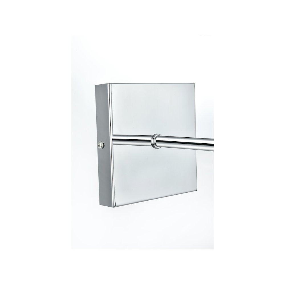 Neri 6 Inch Wall Sconce White Shade in Chrome. Picture 5