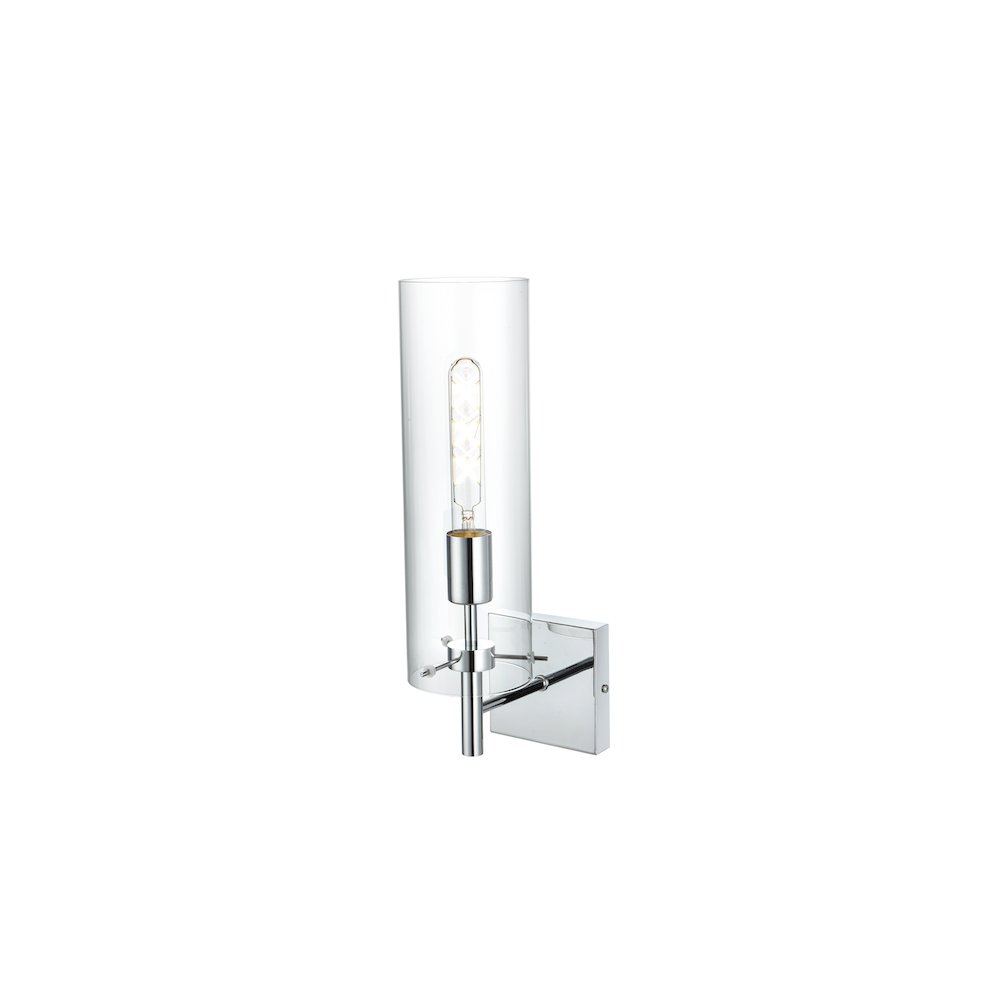 Savant 4.5 Inch Wall Sconce Clear Shade in Chrome. Picture 3