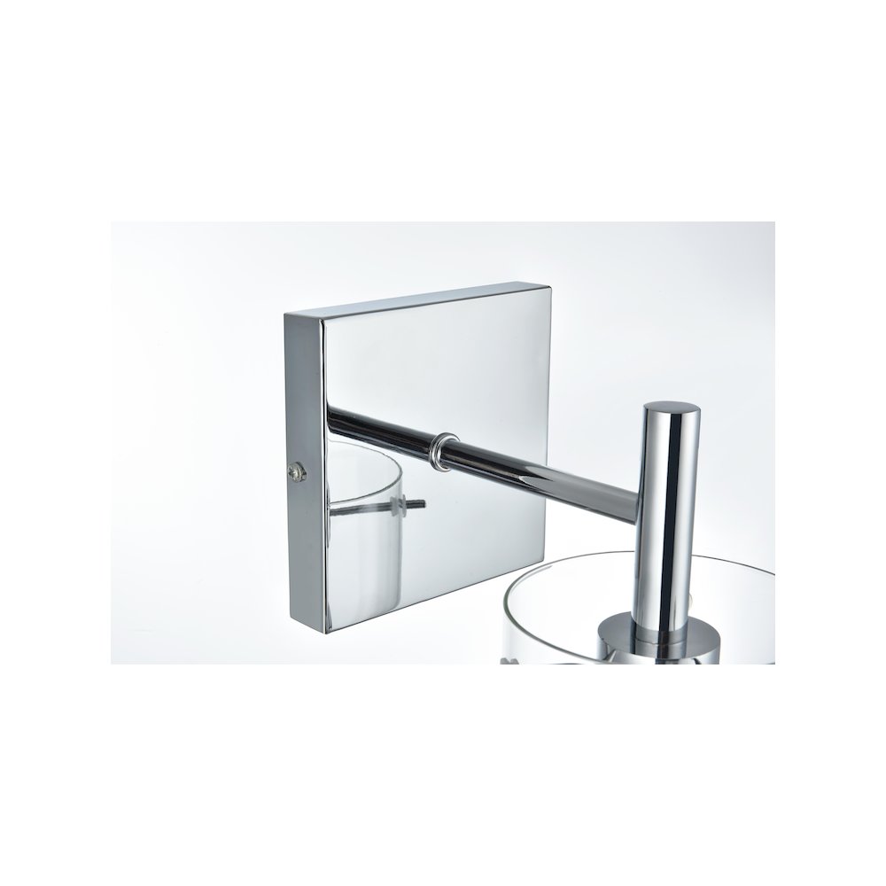Savant 4.5 Inch Wall Sconce Clear Shade in Chrome. Picture 6