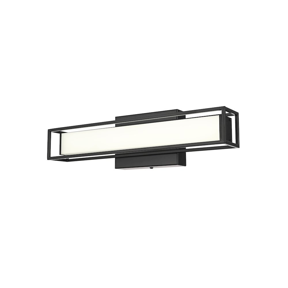 Aden 16 Inch Led Wall Sconce In Black. Picture 4