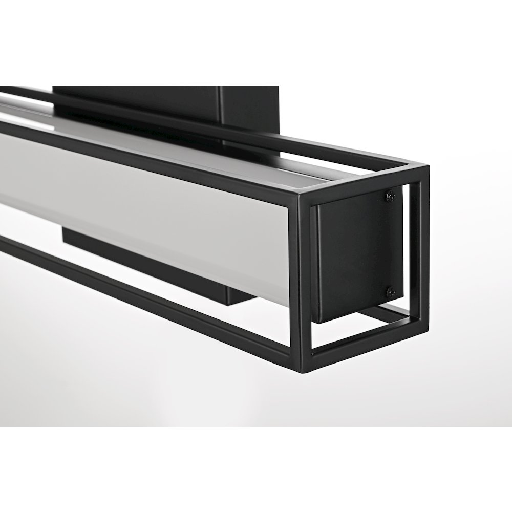 Aden 16 Inch Led Wall Sconce In Black. Picture 6