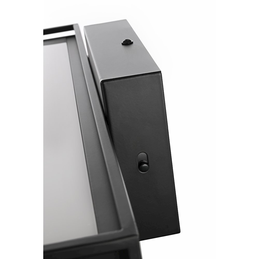 Aden 16 Inch Led Wall Sconce In Black. Picture 7