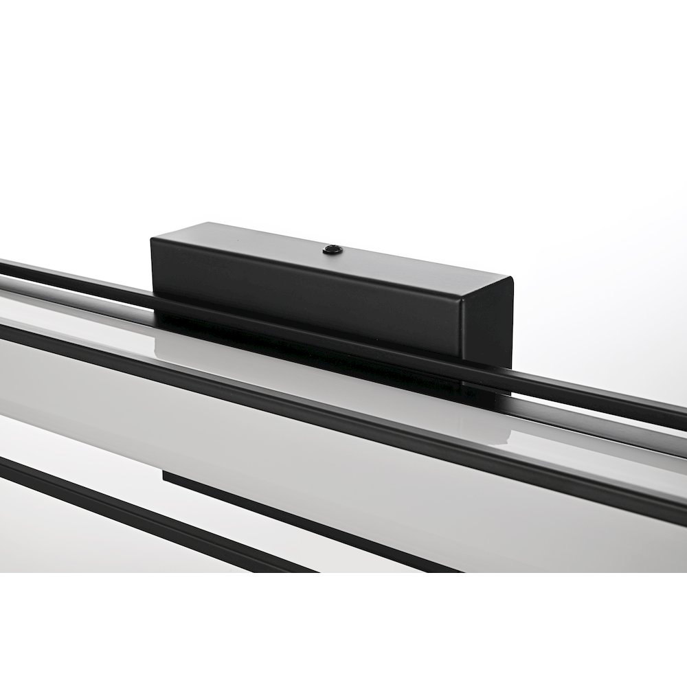 Aden 16 Inch Led Wall Sconce In Black. Picture 8