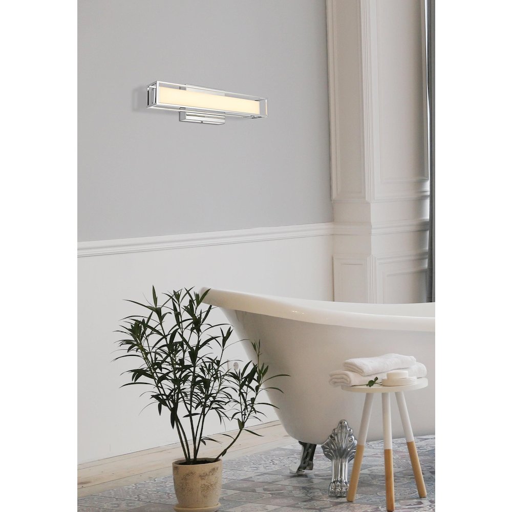 Aden 16 Inch Led Wall Sconce In Chrome. Picture 2