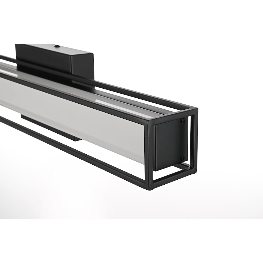 Aden 24 Inch Led Wall Sconce In Black. Picture 6