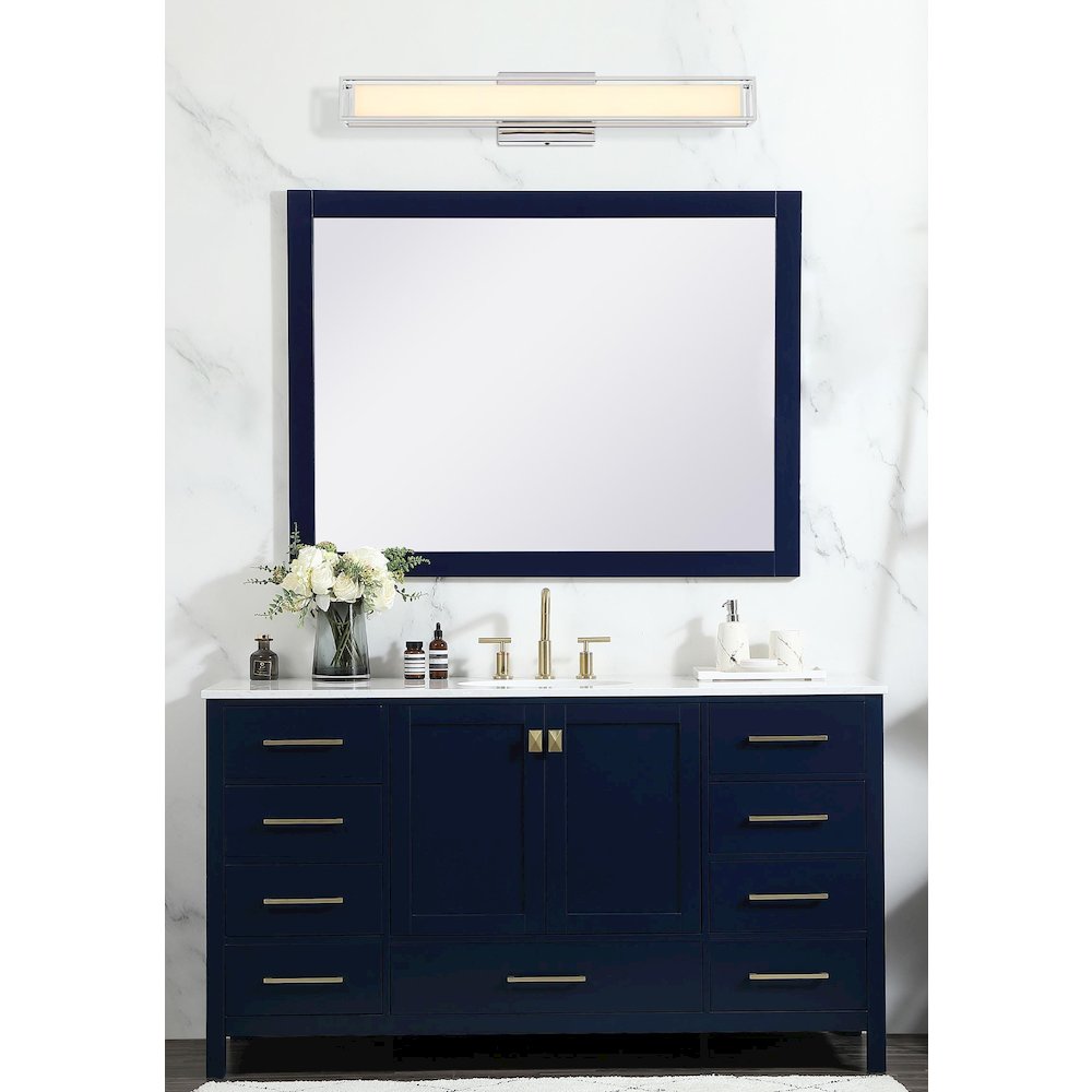 Aden 24 Inch Led Wall Sconce In Chrome. Picture 2