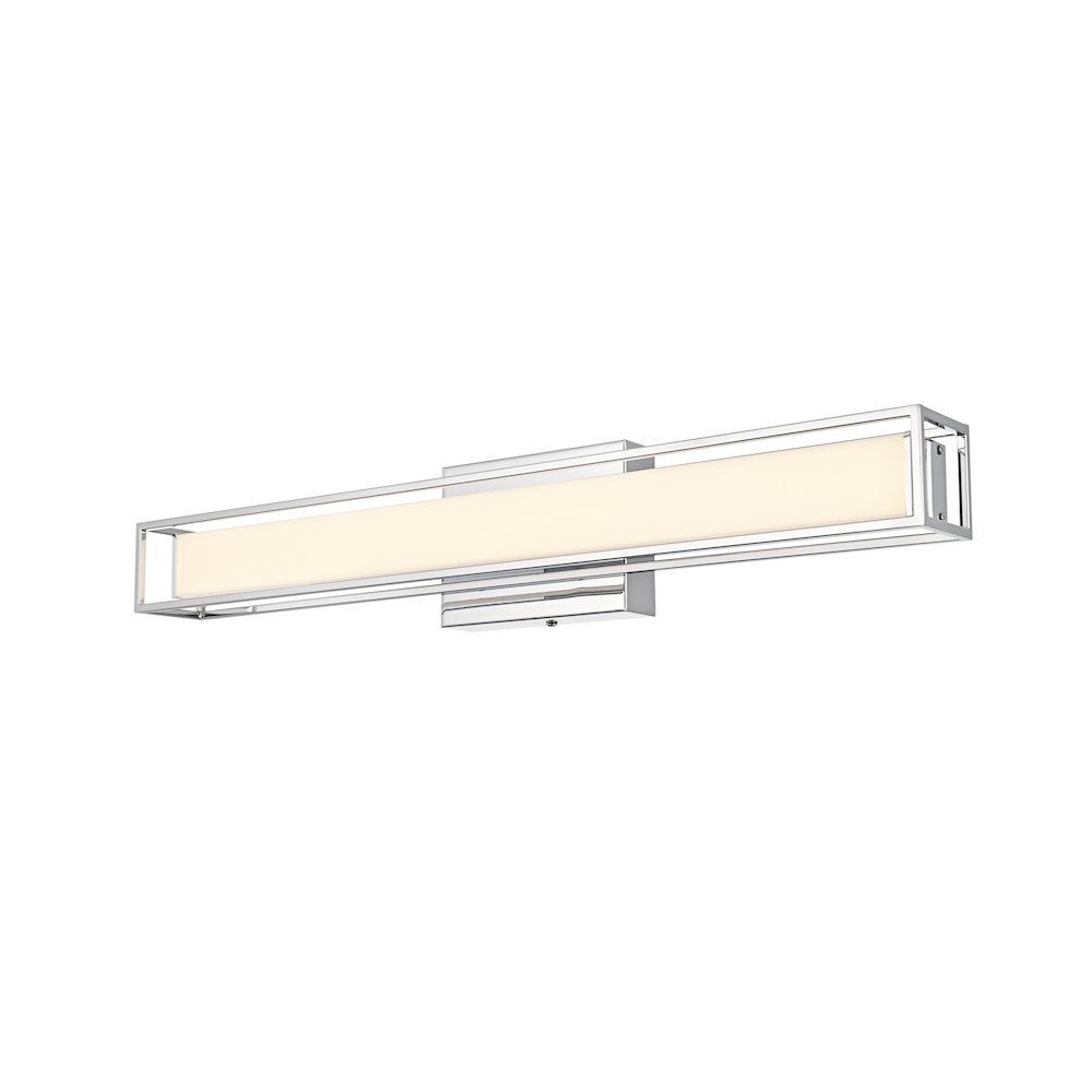 Aden 24 Inch Led Wall Sconce In Chrome. Picture 3