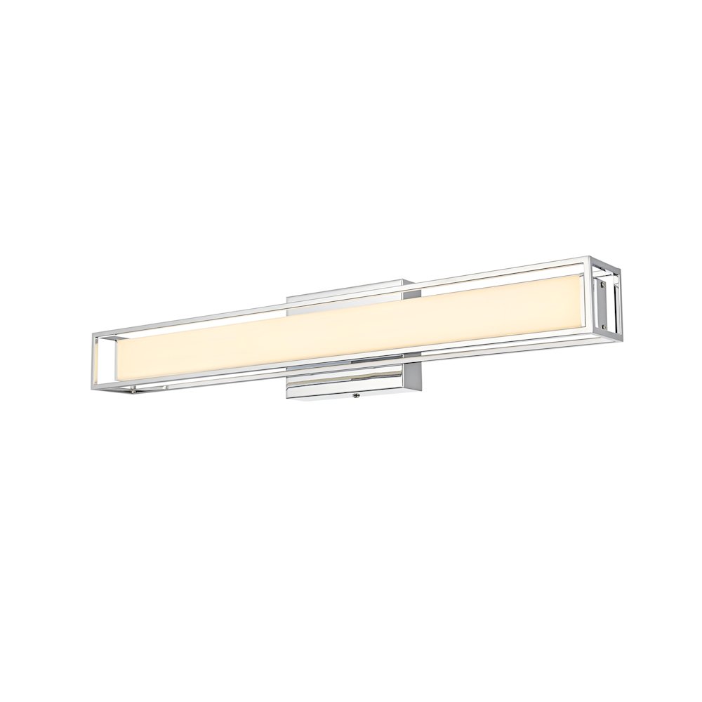 Aden 24 Inch Led Wall Sconce In Chrome. Picture 4
