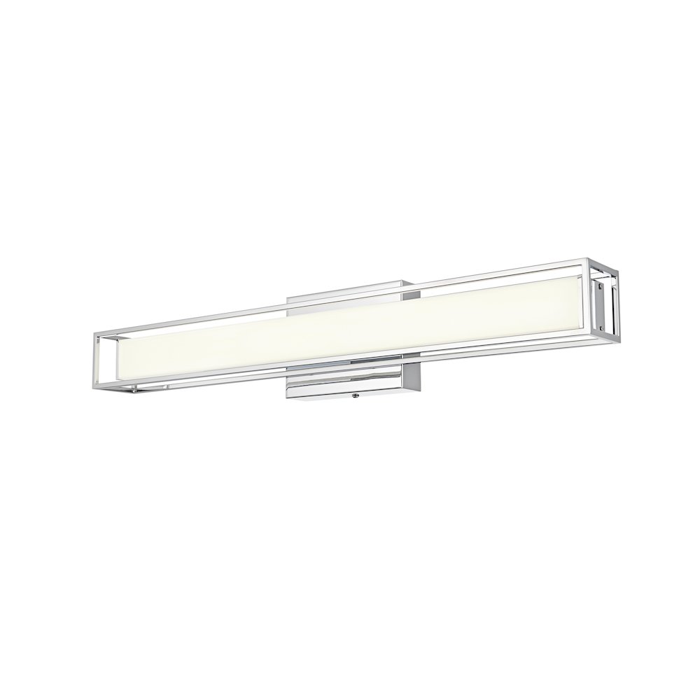Aden 24 Inch Led Wall Sconce In Chrome. Picture 5