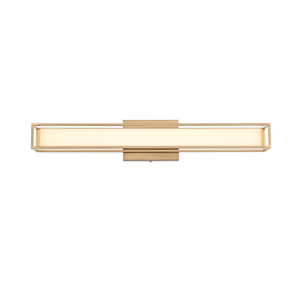Aden 24 Inch Led Wall Sconce In Satin Gold. Picture 1