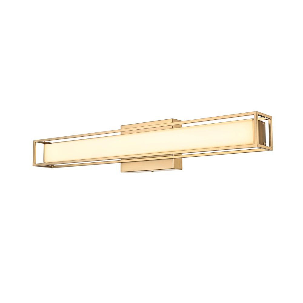 Aden 24 Inch Led Wall Sconce In Satin Gold. Picture 4