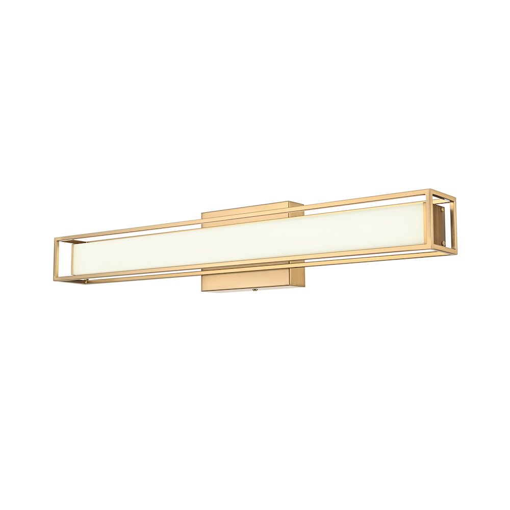 Aden 24 Inch Led Wall Sconce In Satin Gold. Picture 5