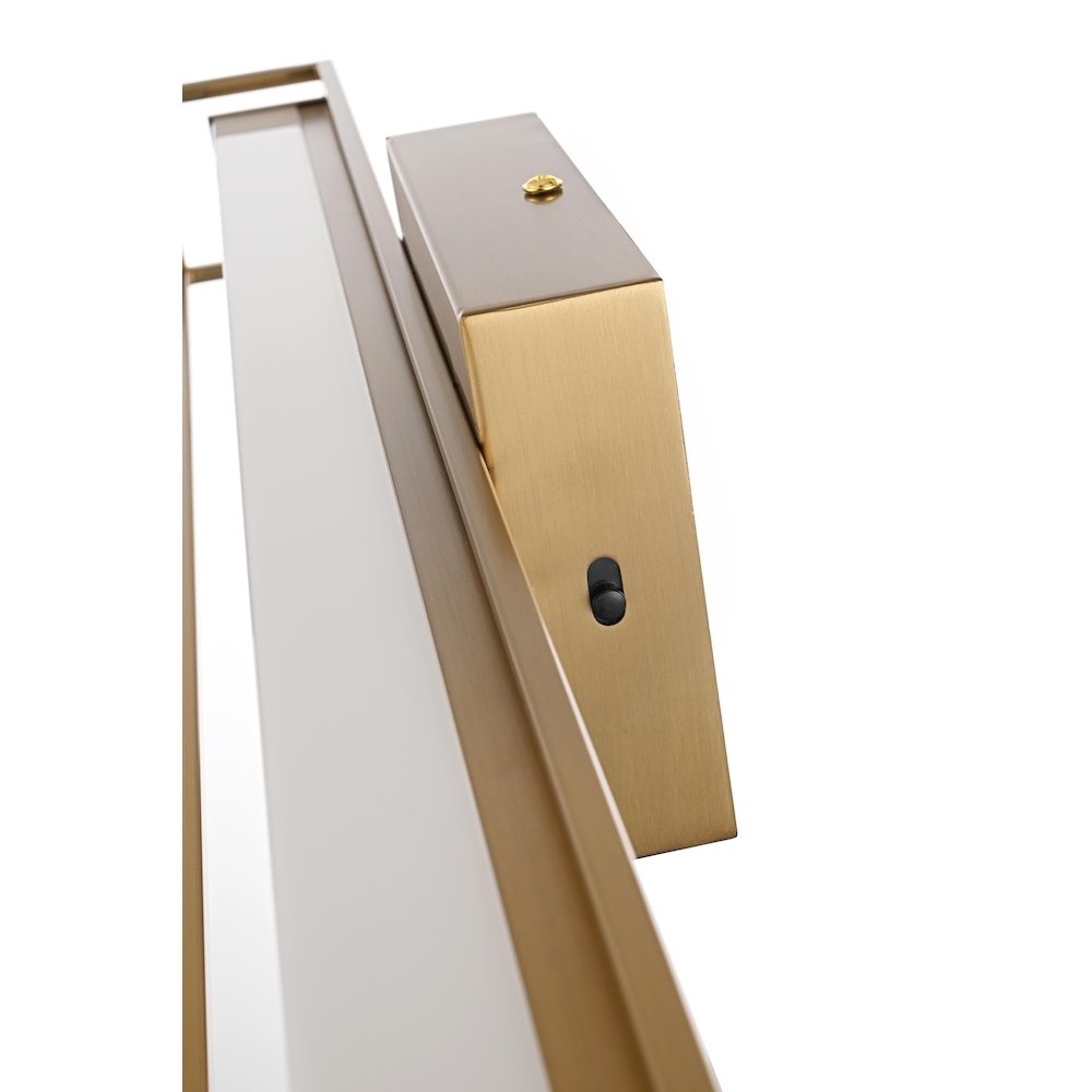 Aden 24 Inch Led Wall Sconce In Satin Gold. Picture 7