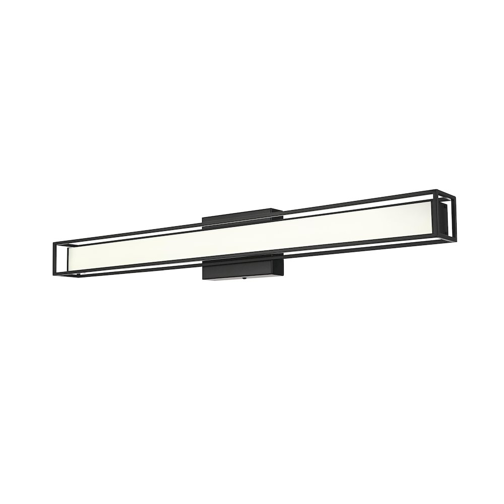 Aden 31 Inch Led Wall Sconce In Black. Picture 5