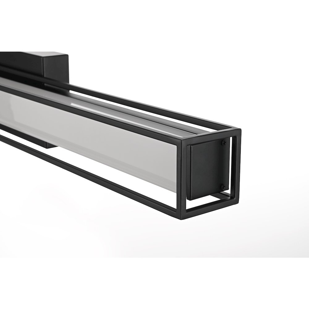 Aden 31 Inch Led Wall Sconce In Black. Picture 6