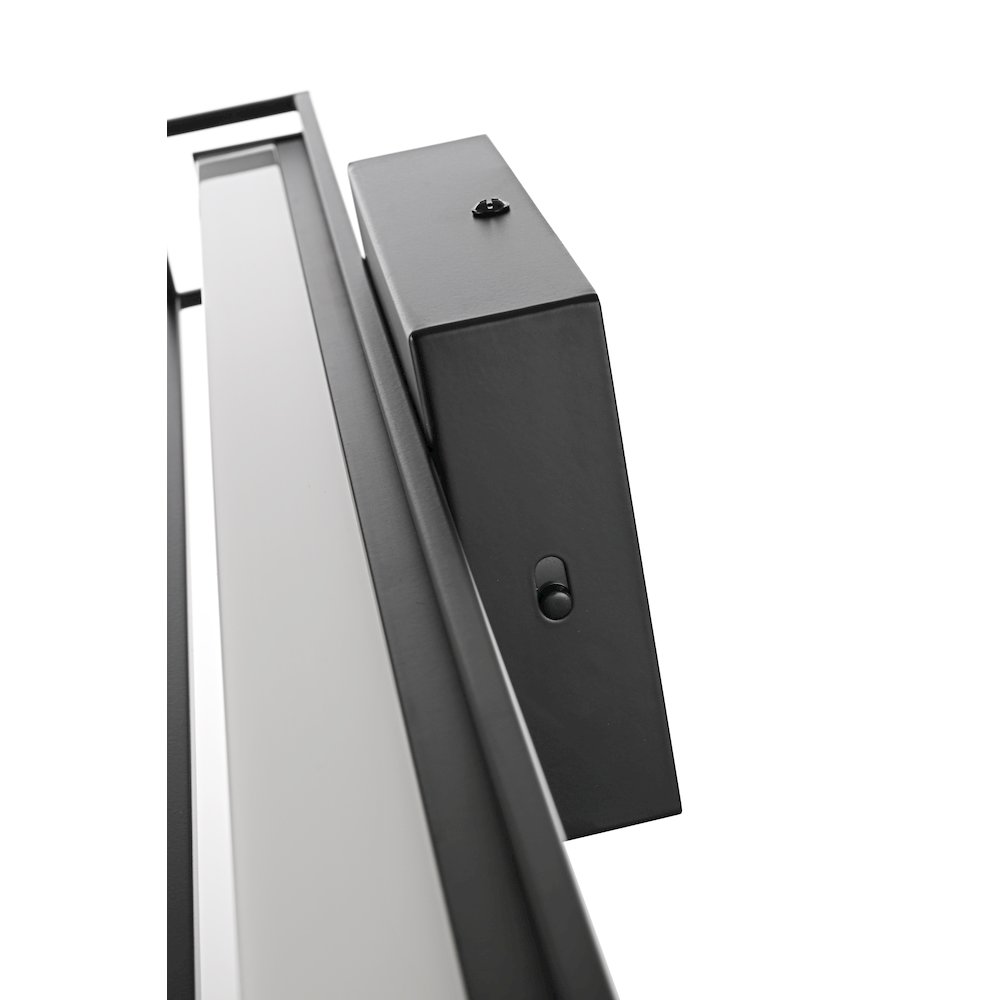 Aden 31 Inch Led Wall Sconce In Black. Picture 7