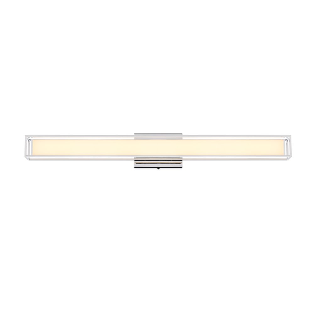 Aden 31 Inch Led Wall Sconce In Chrome. Picture 1