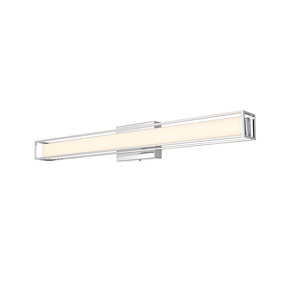Aden 31 Inch Led Wall Sconce In Chrome. Picture 3