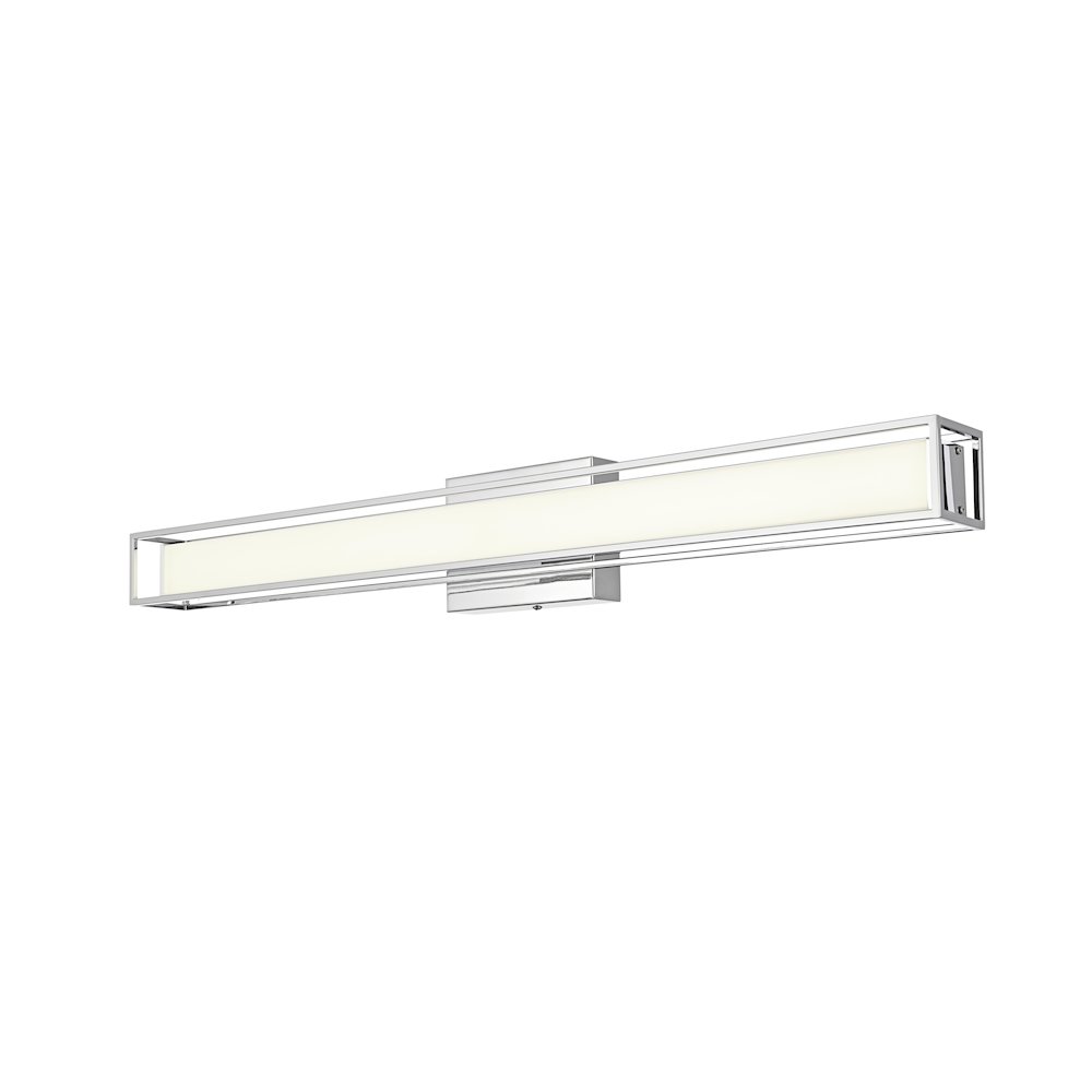 Aden 31 Inch Led Wall Sconce In Chrome. Picture 5