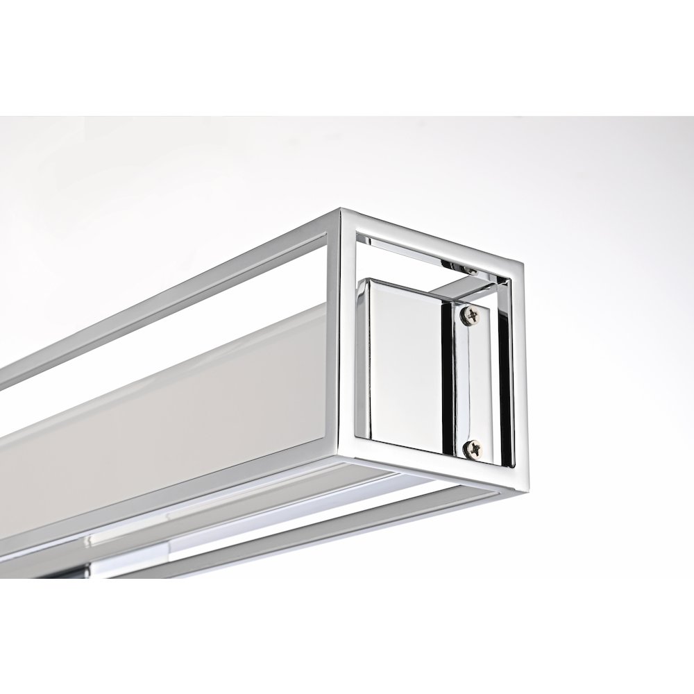 Aden 31 Inch Led Wall Sconce In Chrome. Picture 6