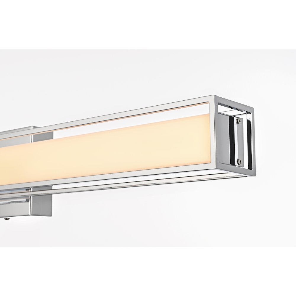 Aden 31 Inch Led Wall Sconce In Chrome. Picture 8