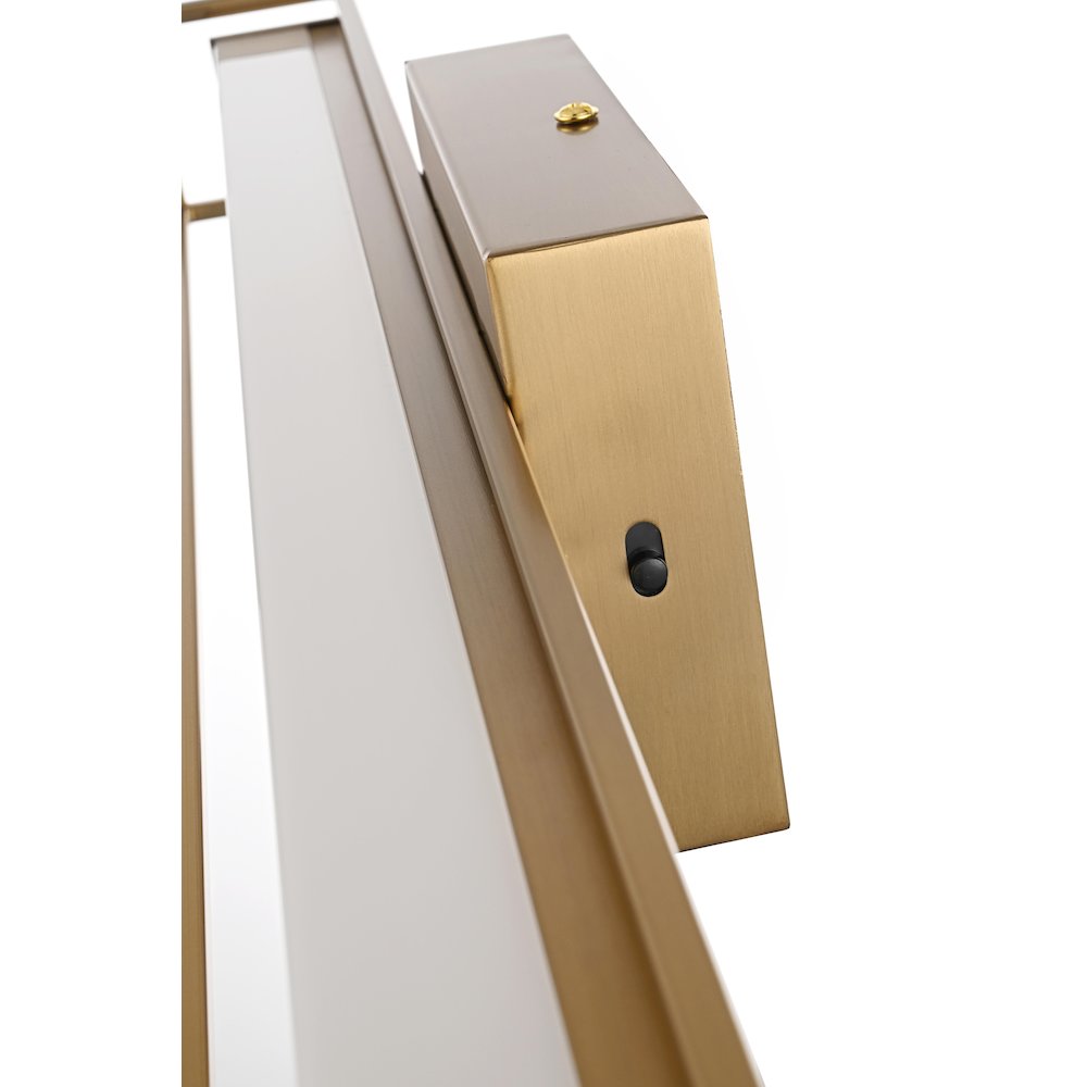 Aden 31 Inch Led Wall Sconce In Satin Gold. Picture 7