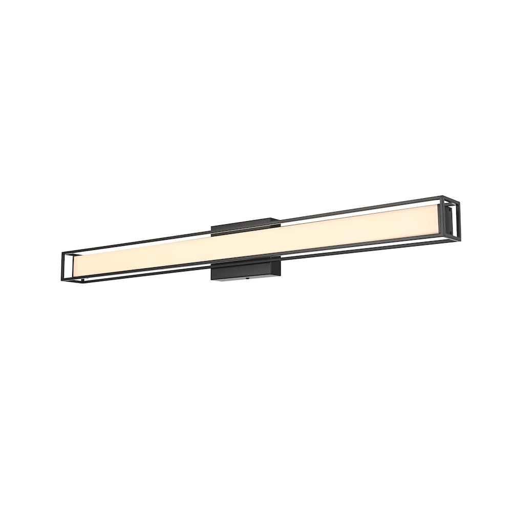 Aden 36 Inch Led Wall Sconce In Black. Picture 4