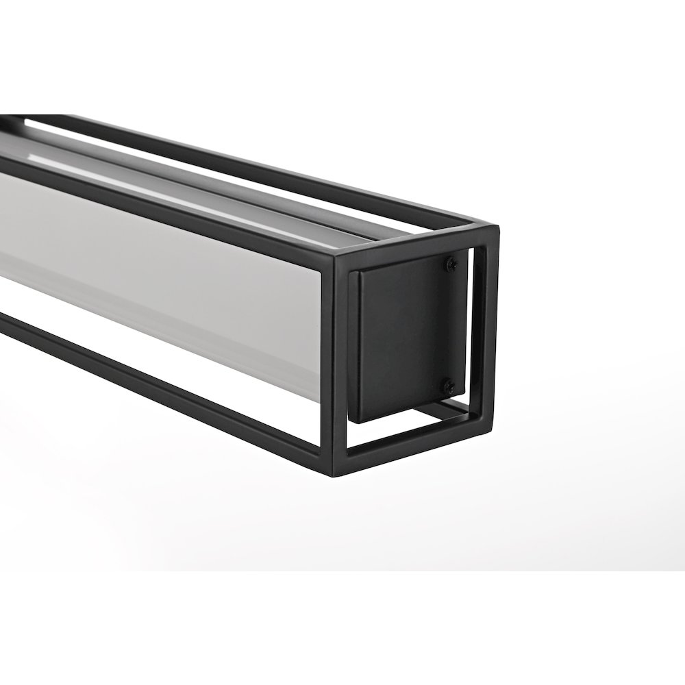 Aden 36 Inch Led Wall Sconce In Black. Picture 6