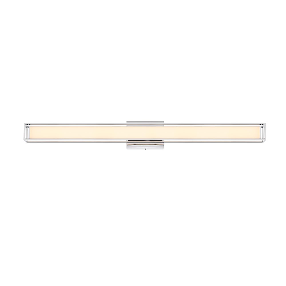 Aden 36 Inch Led Wall Sconce In Chrome. Picture 1