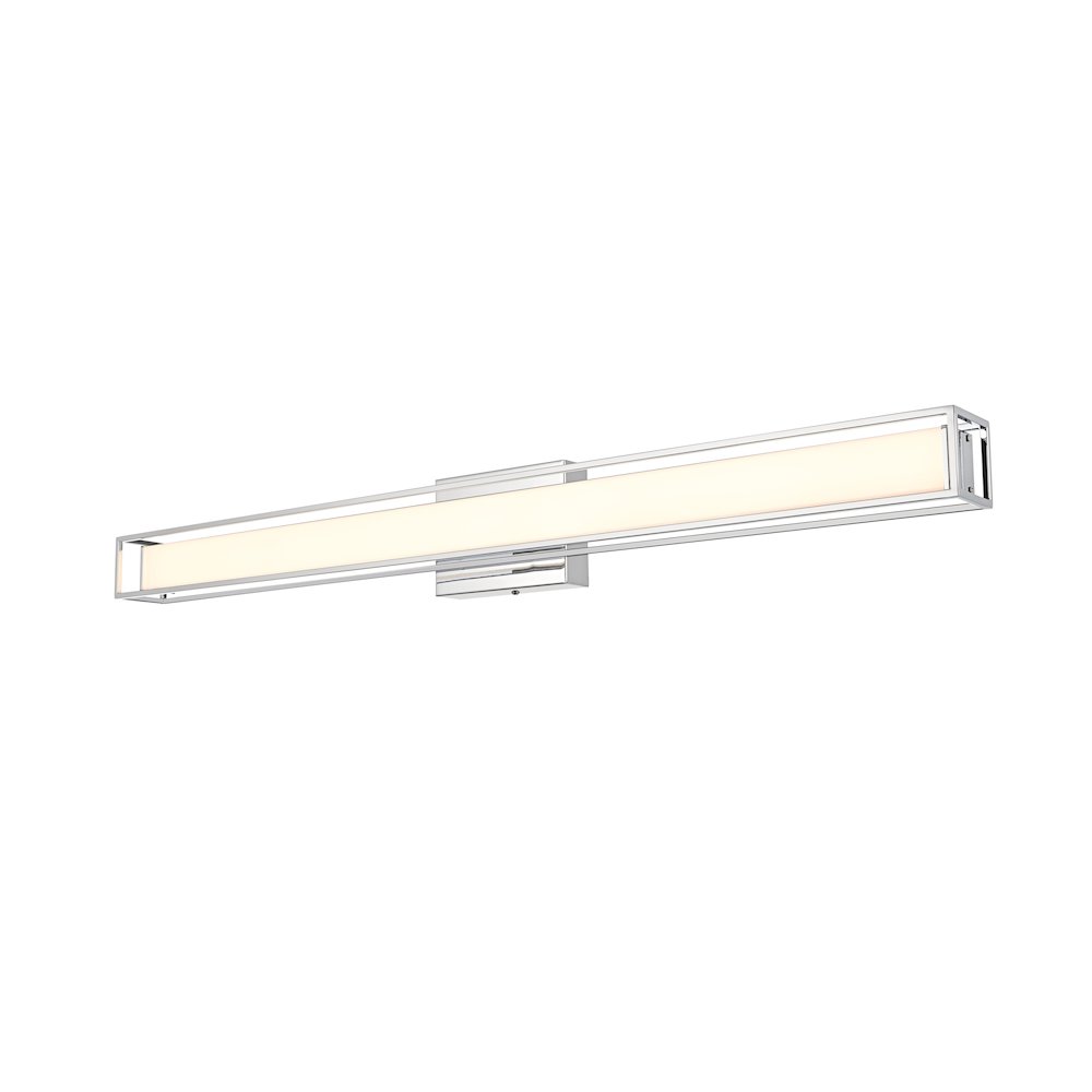 Aden 36 Inch Led Wall Sconce In Chrome. Picture 3