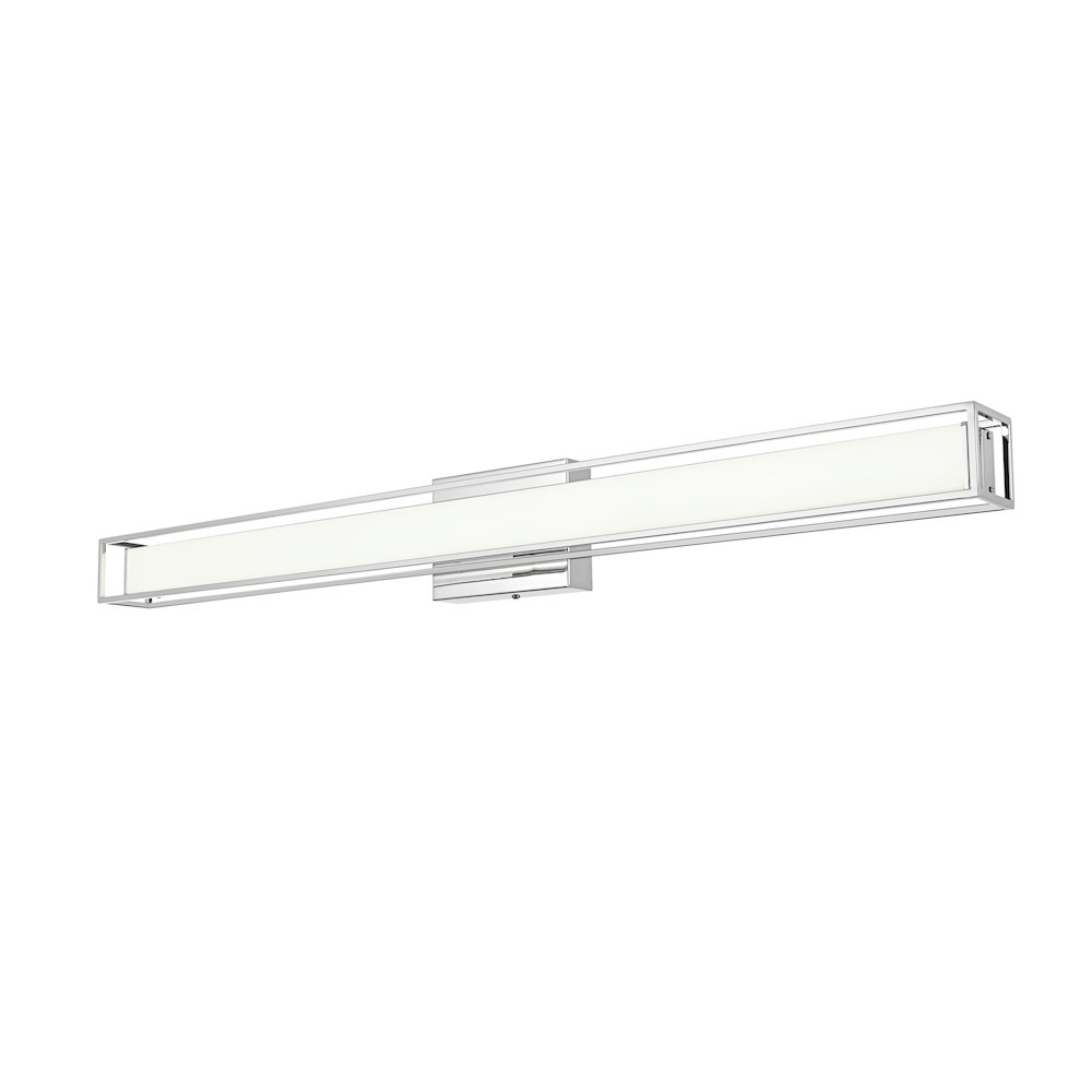 Aden 36 Inch Led Wall Sconce In Chrome. Picture 5